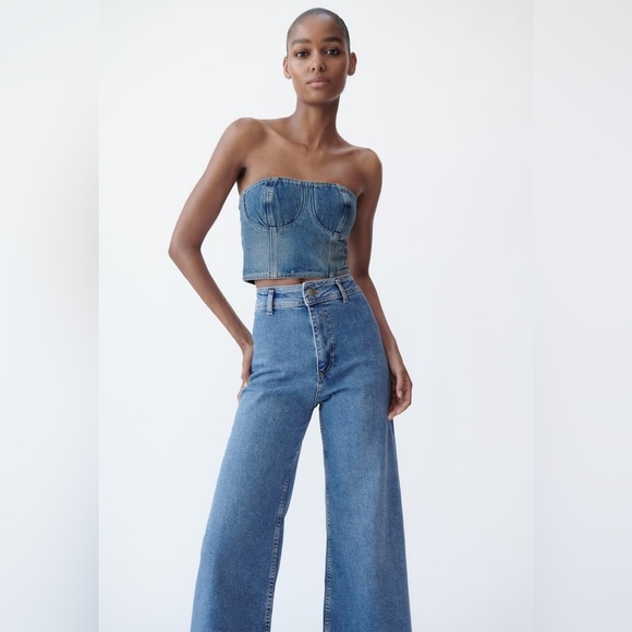 ZARA // The Marine Straight in medium blue - Picture 2 of 6